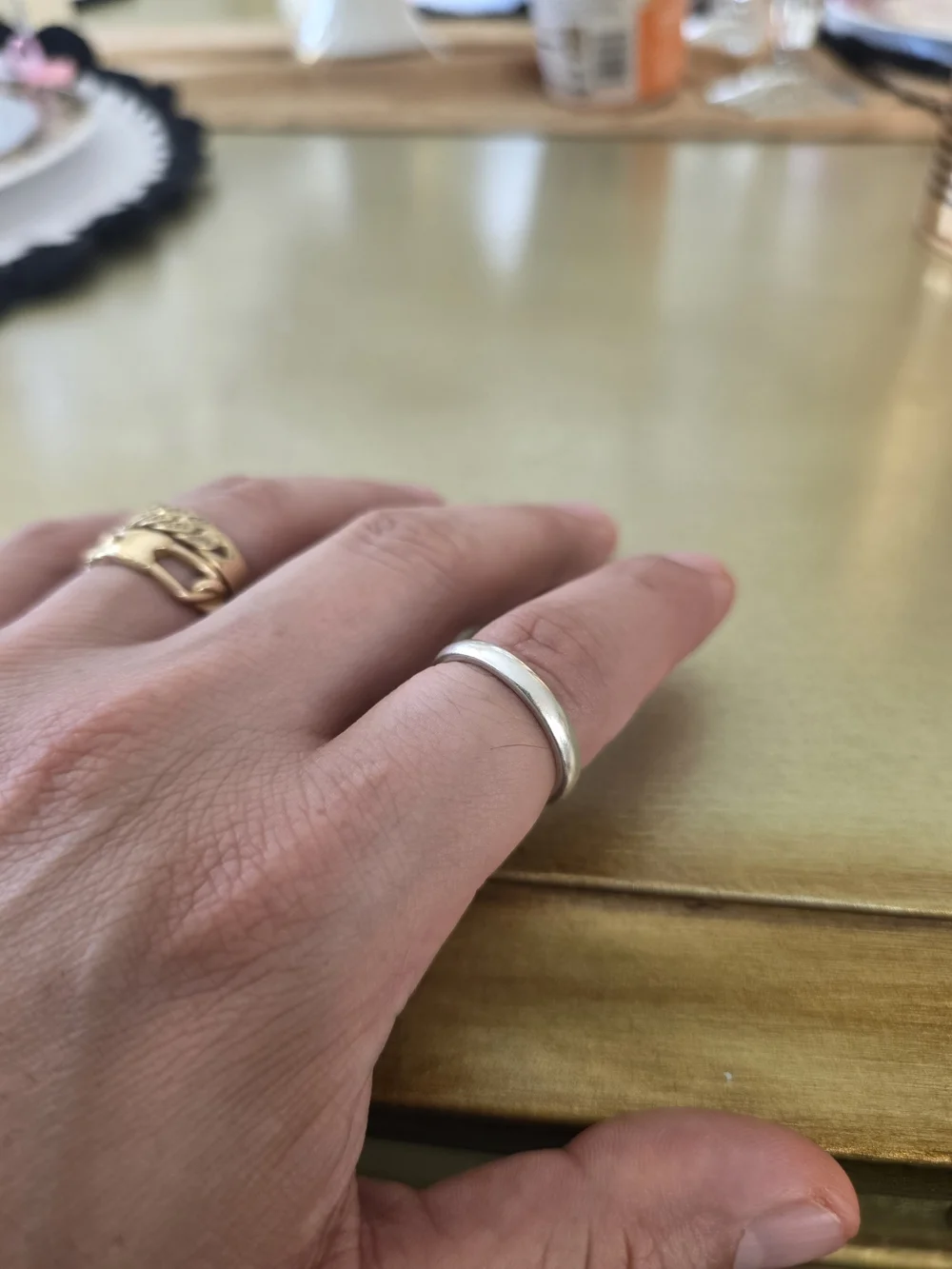 James AVERY Silver Band Ring - Classic Minimalist